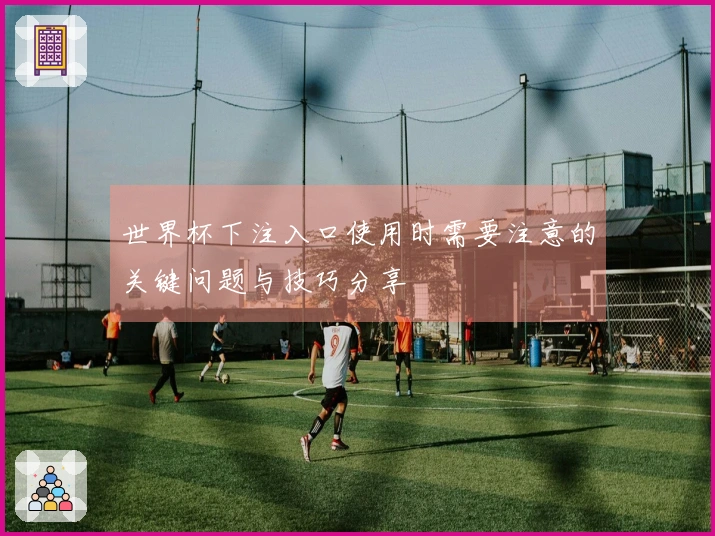世界杯下注入口使用时需要注意的关键问题与技巧分享